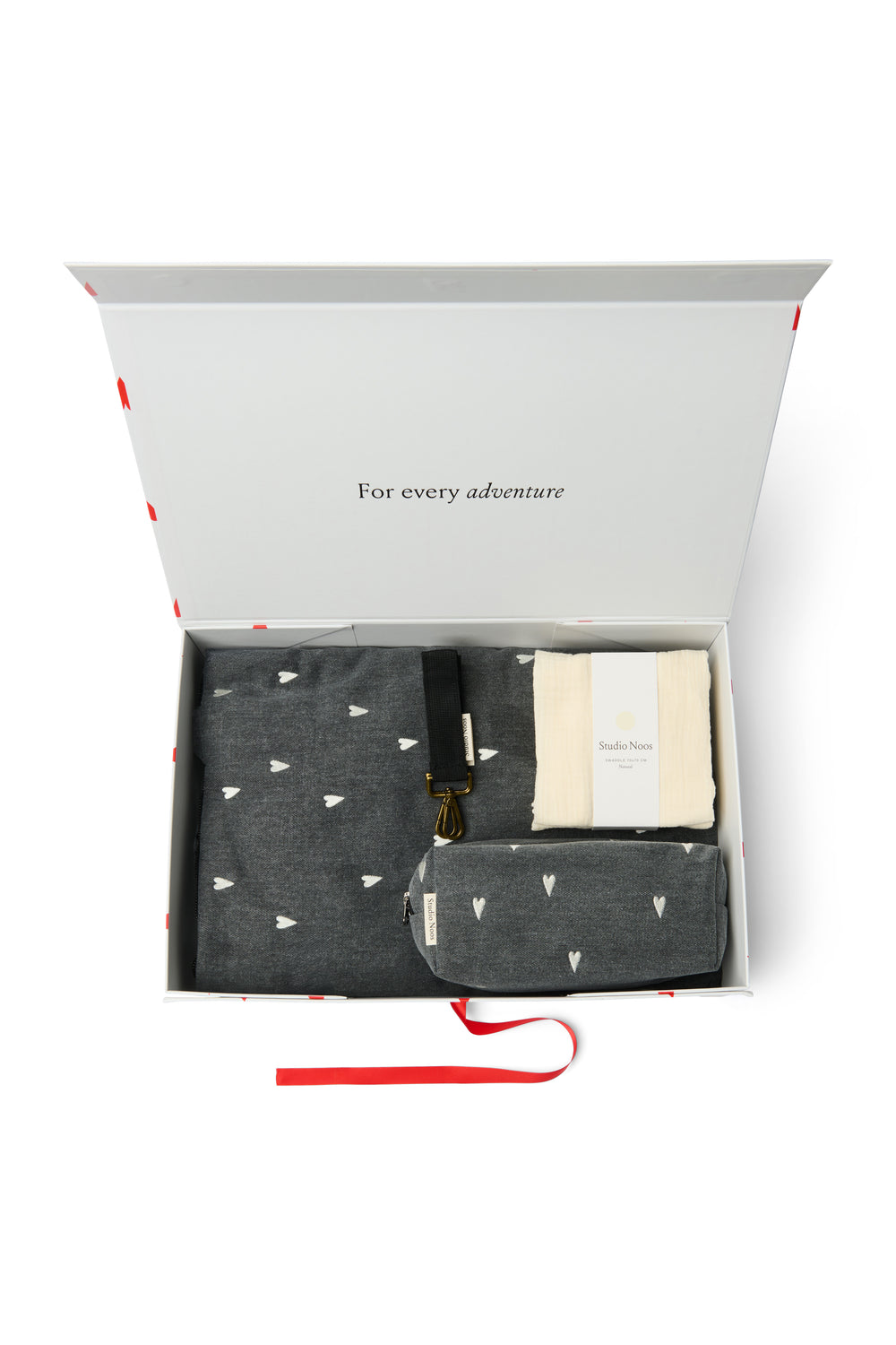 Mom To Be Geschenkset | Graue Hearts