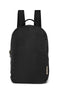 Puffy Mini-Rucksack | Schwarze