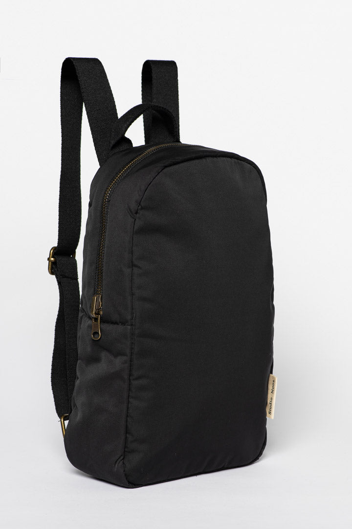 Puffy Mini-Rucksack | Schwarze