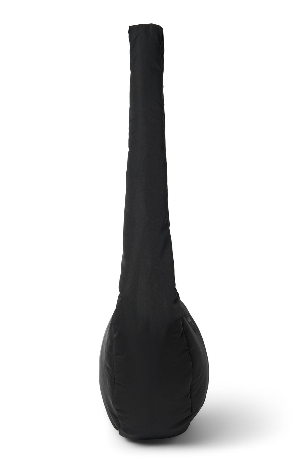 Schwarze Puffy Mini-Umhängetasche