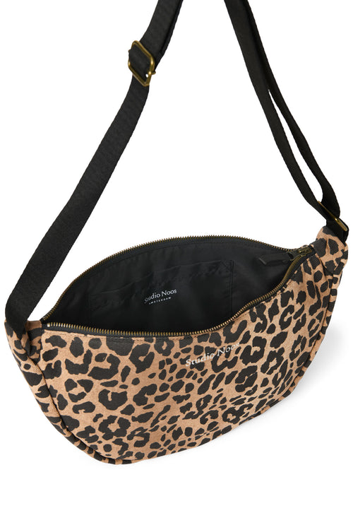 Brown Leopard Cotton Adult-Gürteltasche