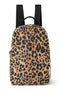 Brown Leopard Cotton Mini-Rucksack