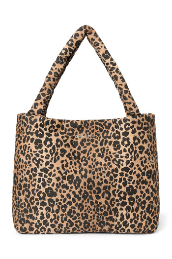 Cotton Mom-Bag | Brown Leopard