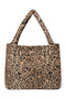 Cotton Mom-Bag | Brown Leopard