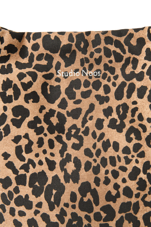 Cotton Mom-Bag | Brown Leopard