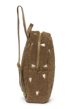 Teddy Mini-Rucksack | Braun Hearts