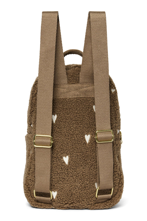 Teddy Mini-Rucksack | Brauner Hearts
