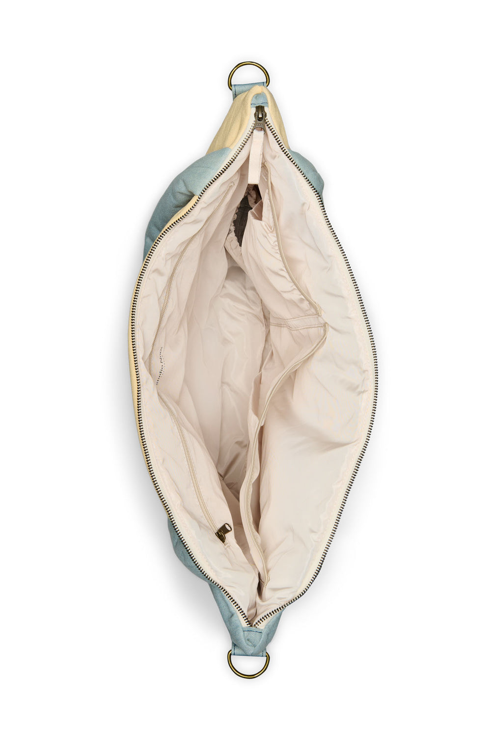 Patchwork Wickeltasche | Denim