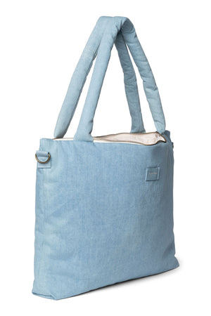 Denim-Wickeltasche | Blaue