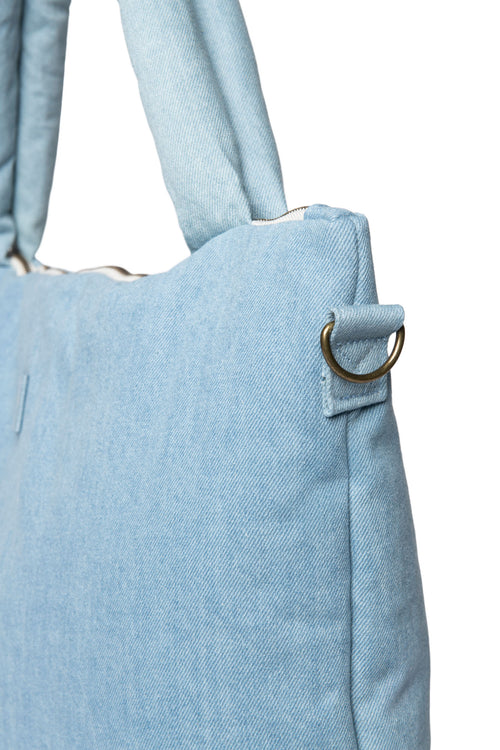 Denim-Wickeltasche | Blaue