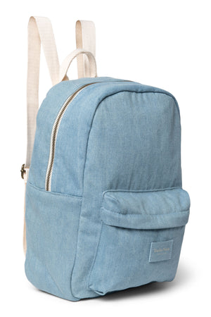 Denim Midi-Rucksack | Blauer