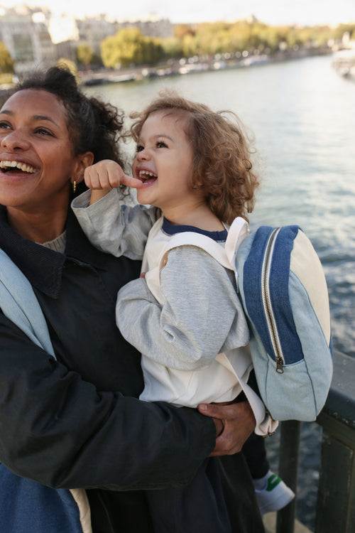 Patchwork Mini-Rucksäcke | Denim