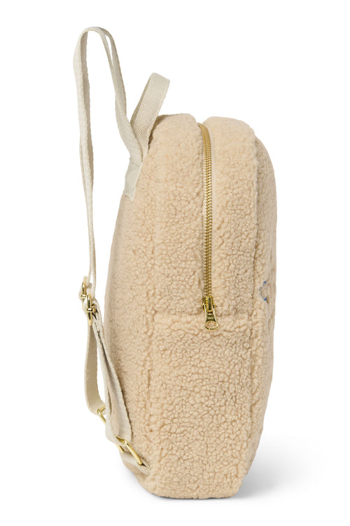 Teddy Mini-Rucksack | Ecru Flower Heart