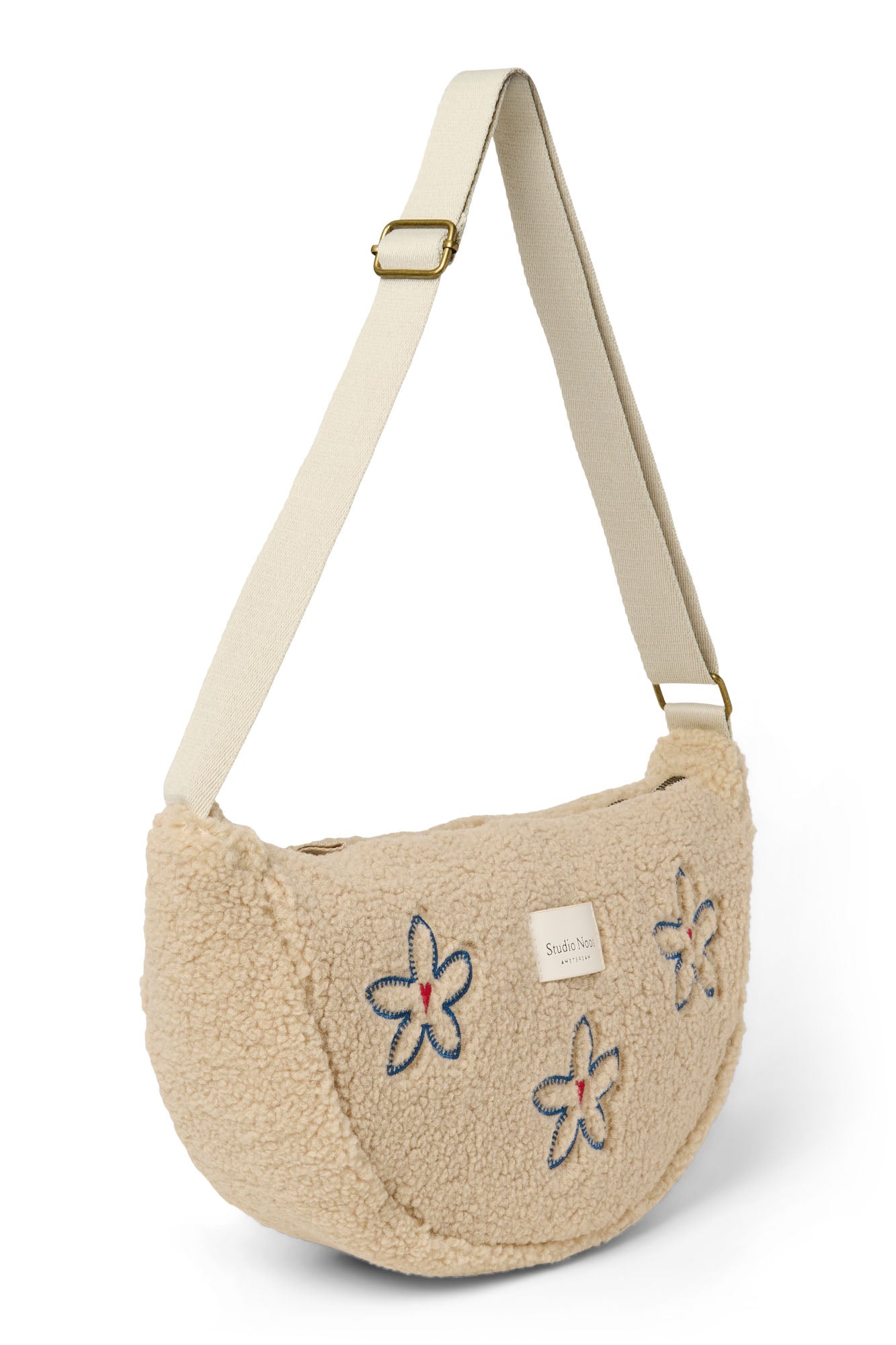 Ecru Flower Heart Teddy Adult-Gürteltasche