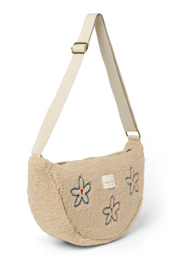 Ecru Flower Heart Teddy Adult-Gürteltasche