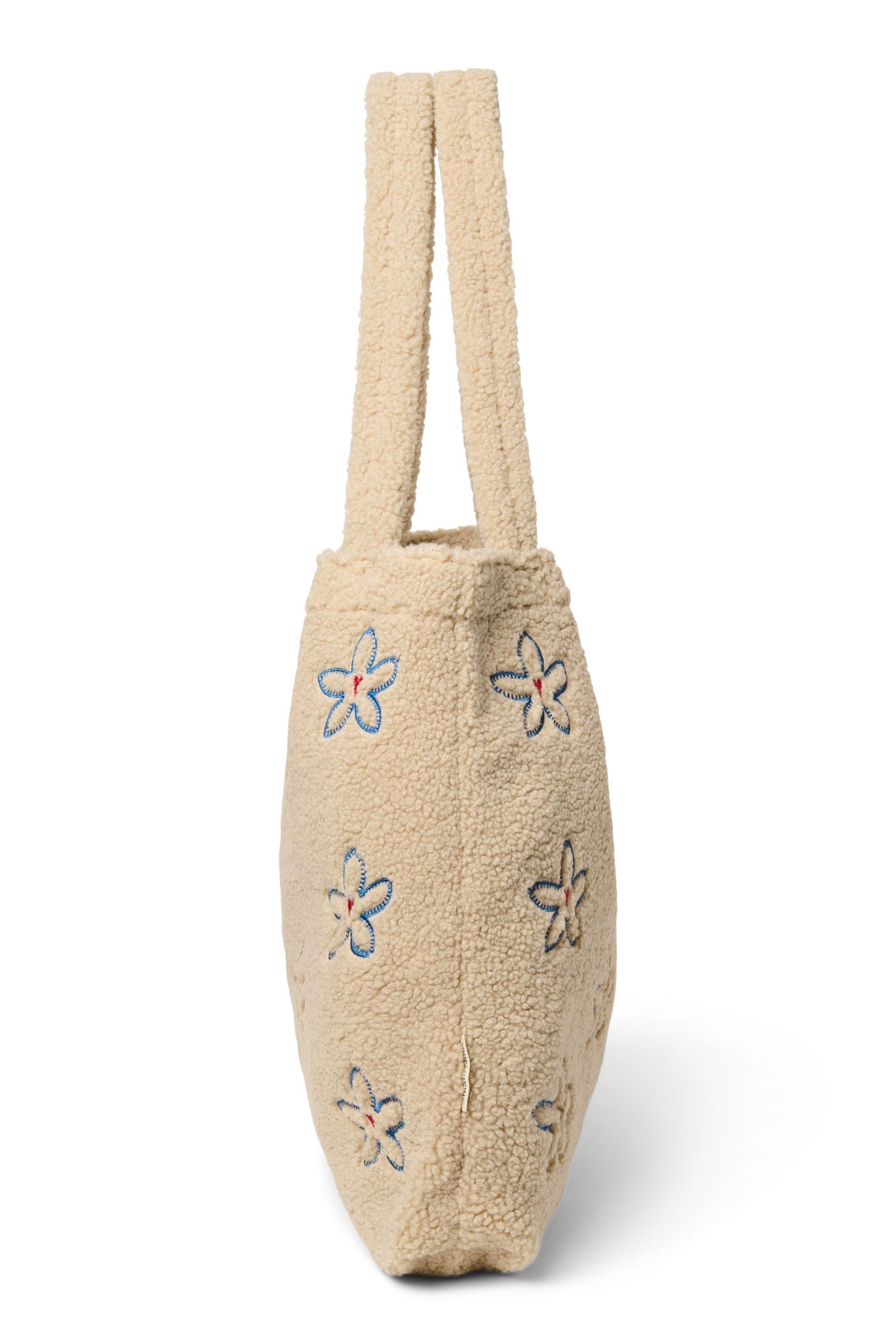 Teddy Mom Bag | Ecru Flower Heart