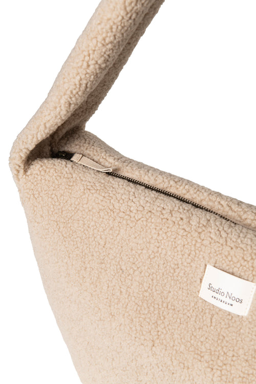 Teddy-Umhängetasche | Ecru
