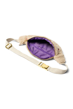 Teddy Mini-Gürteltasche | Ecru Hearts