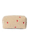 Teddy Hearts-Pouch | Ecru