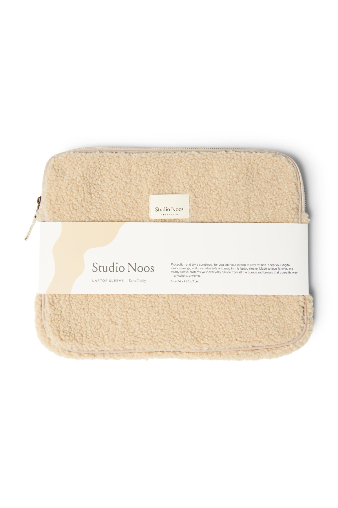Teddy Laptop-Hülle 13 Inch | Ecru