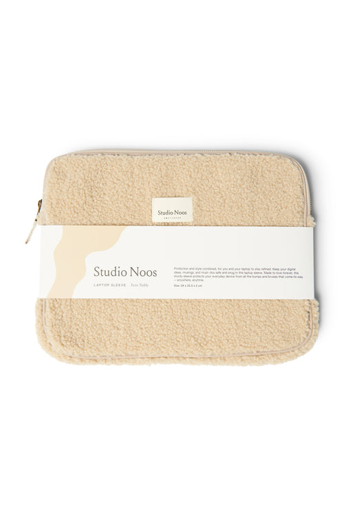 Teddy Laptop-Hülle 13 Inch | Ecru