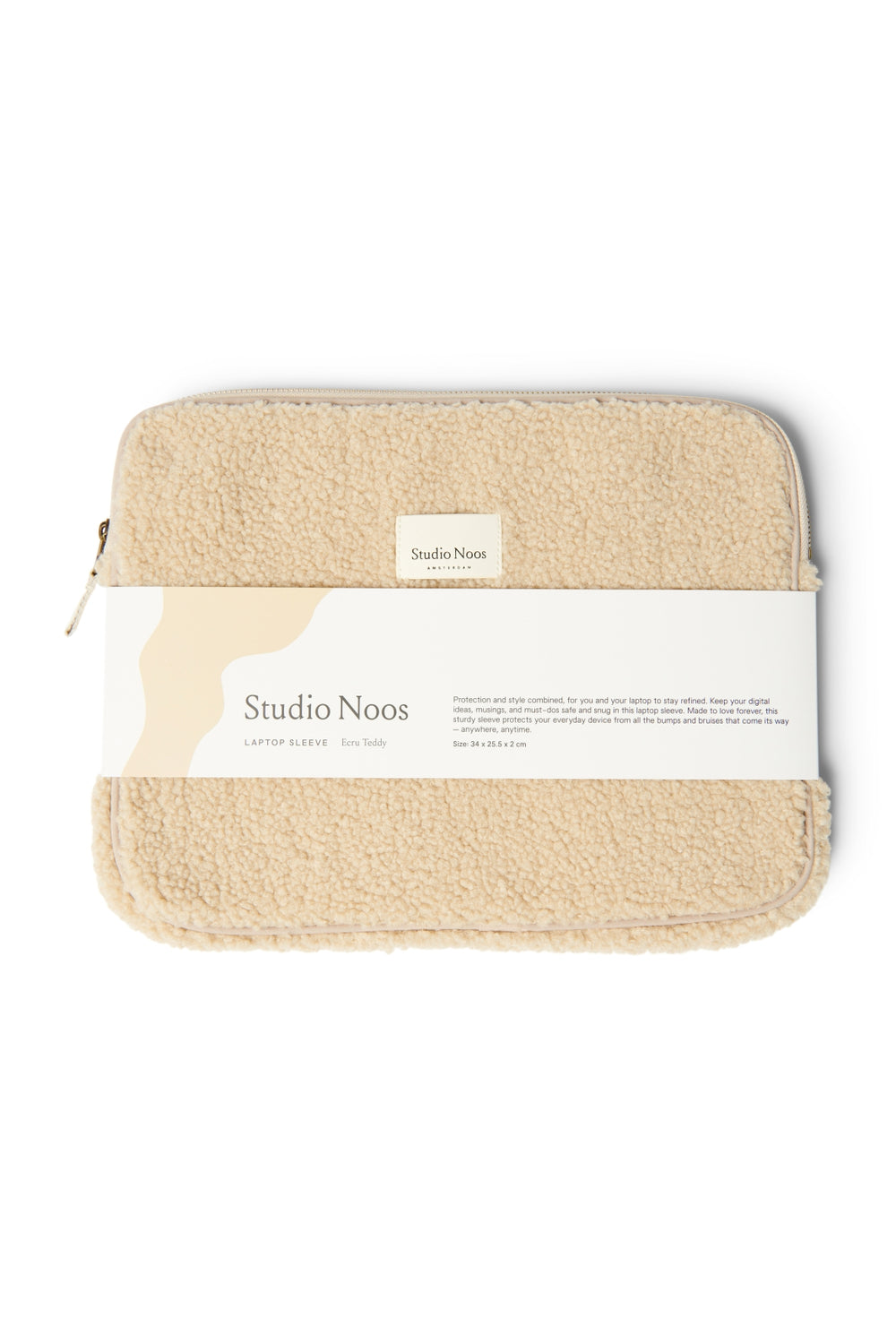 Teddy Laptop-Hülle 13 Inch | Ecru