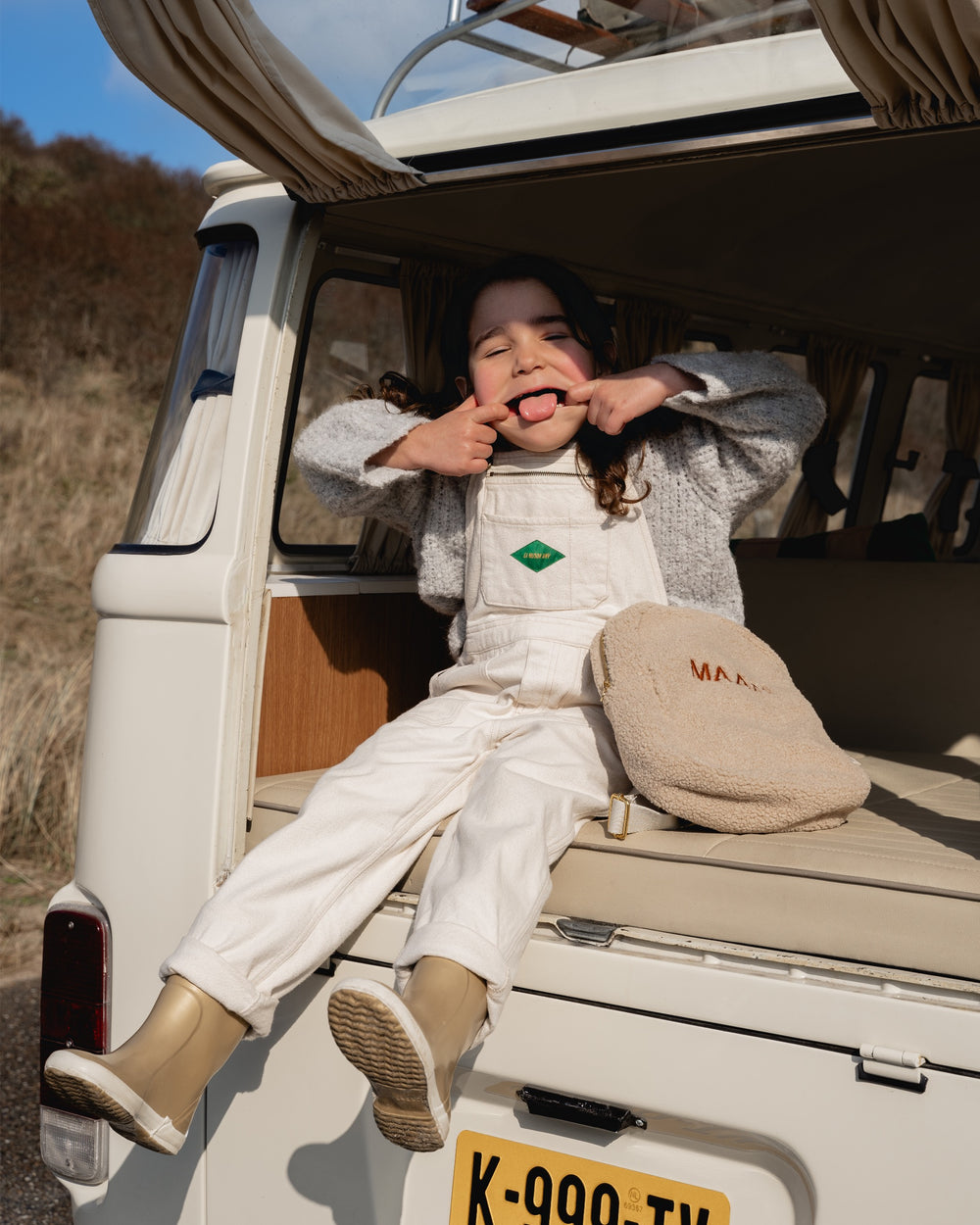 Teddy Mini-Rucksack | Ecru