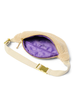 Teddy Mini-Gürteltasche | Ecru
