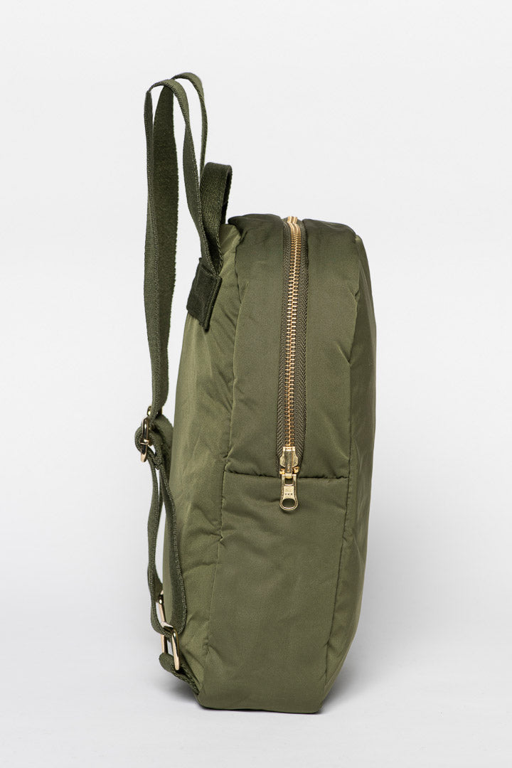 Puffy Mini-Rucksack | Grüne