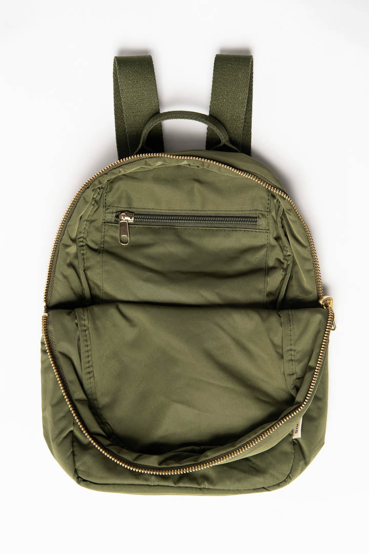 Puffy Mini-Rucksack | Grüne