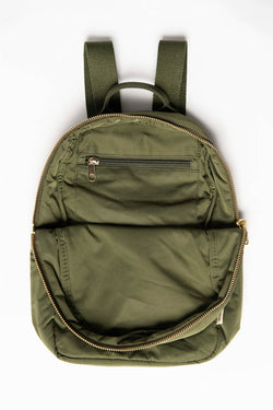 Puffy Mini-Rucksack | Grüne
