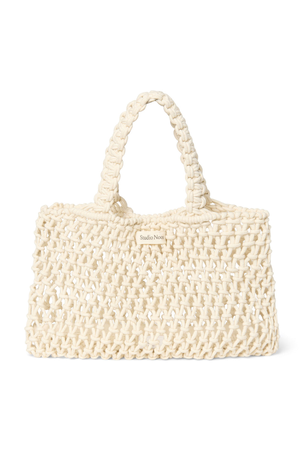 Macrame Mini-Handtasche | Naturfarbene