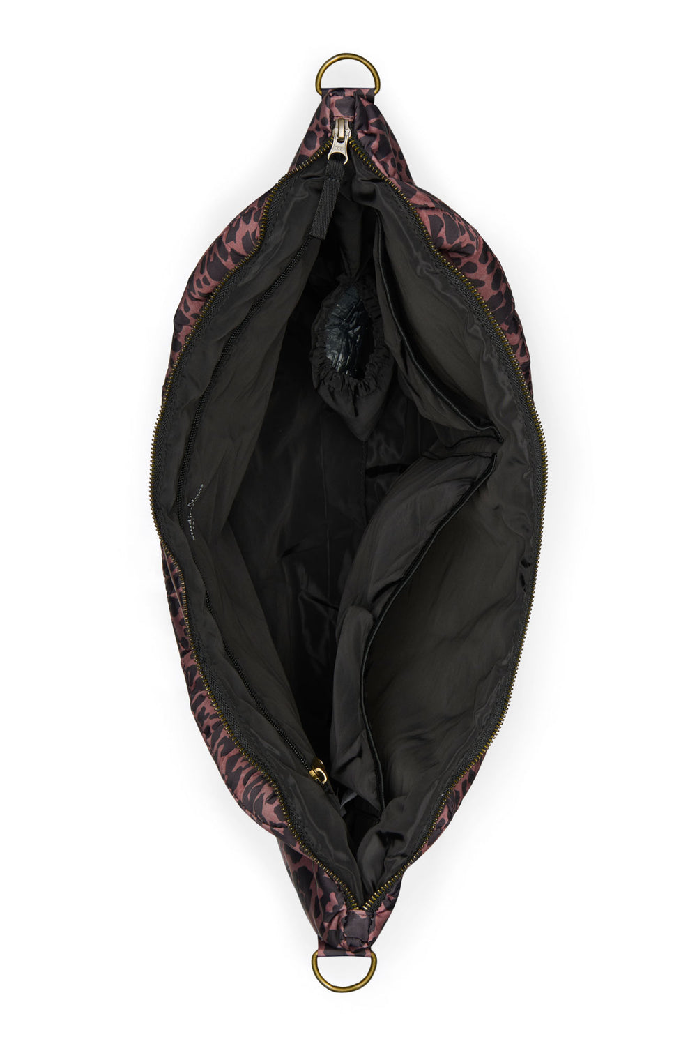 Red Leopard Puffy-Wickeltasche