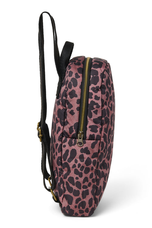 Puffy Mini-Rucksack | Red Leopard