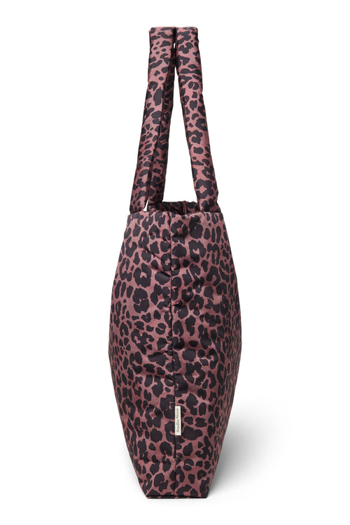 Puffy Mom-Bag | Red Leopard