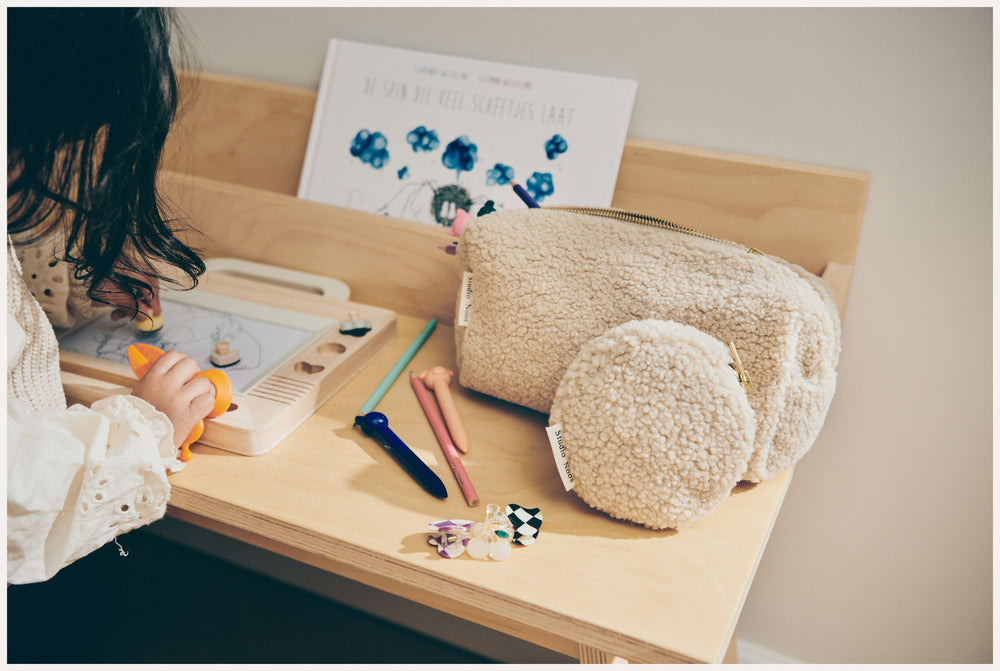 Classic Teddy Gift Set | Ecru Hearts