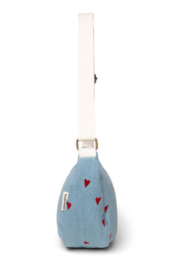 Denim Adult-Gürteltasche | Blau Hearts
