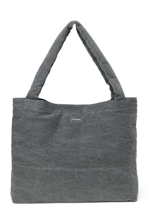 Denim Mom-Bag | Graue