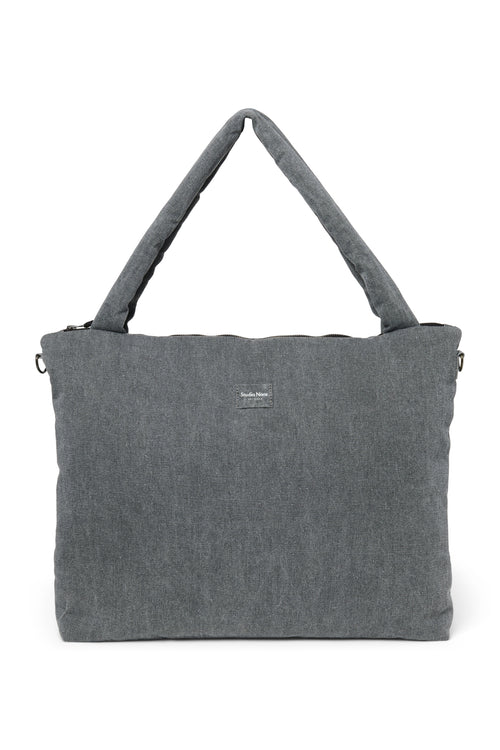 Denim-Wickeltasche | Graue