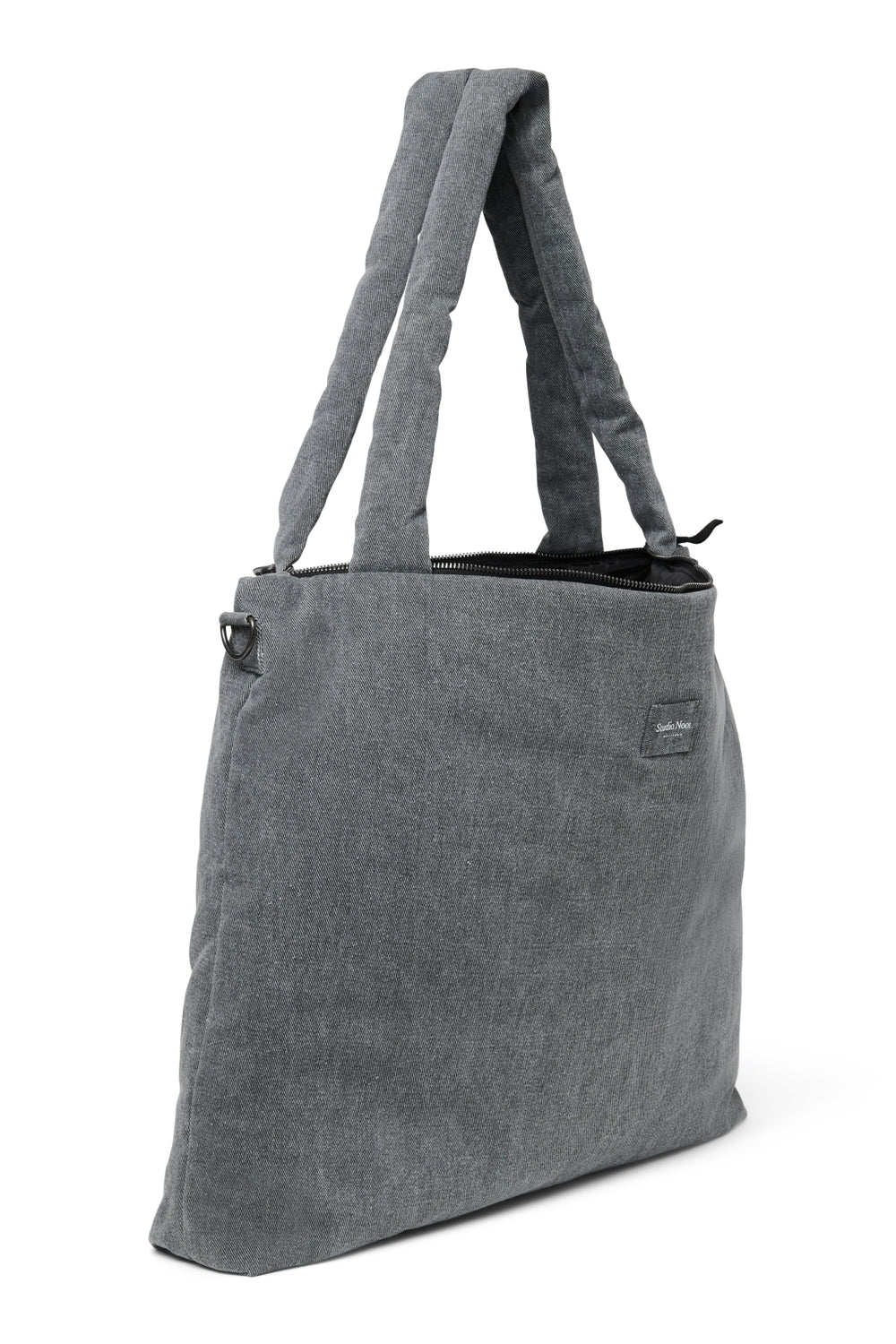 Denim-Wickeltasche | Graue
