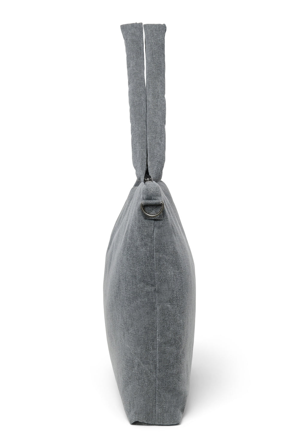 Denim-Wickeltasche | Graue