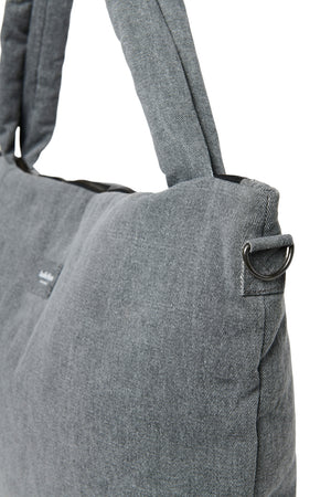 Denim-Wickeltasche | Graue