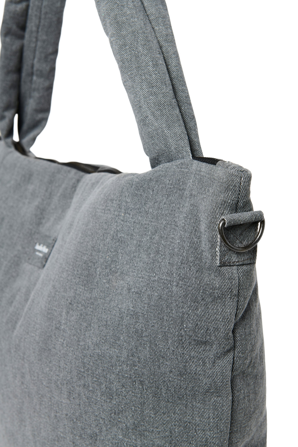 Denim-Wickeltasche | Graue