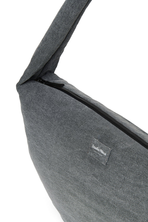 Denim-Umhängetasche | Graue