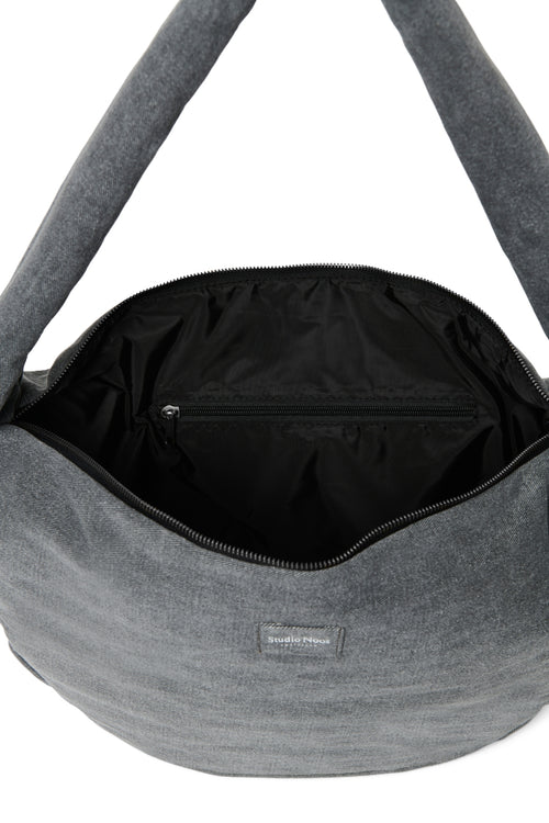 Denim-Umhängetasche | Graue