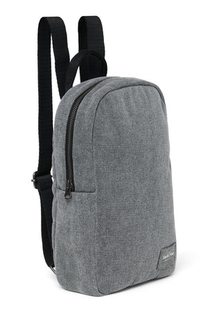 Denim Mini-Rucksack | Grauer