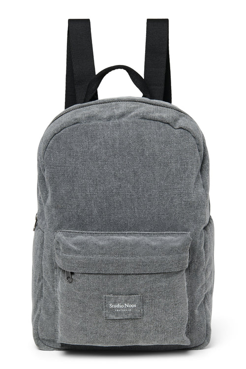 Denim Midi-Rucksack | Graue