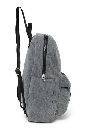 Denim Midi-Rucksack | Grauer