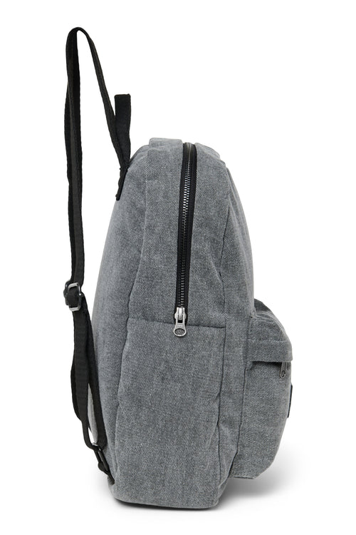 Denim Midi-Rucksack | Grauer