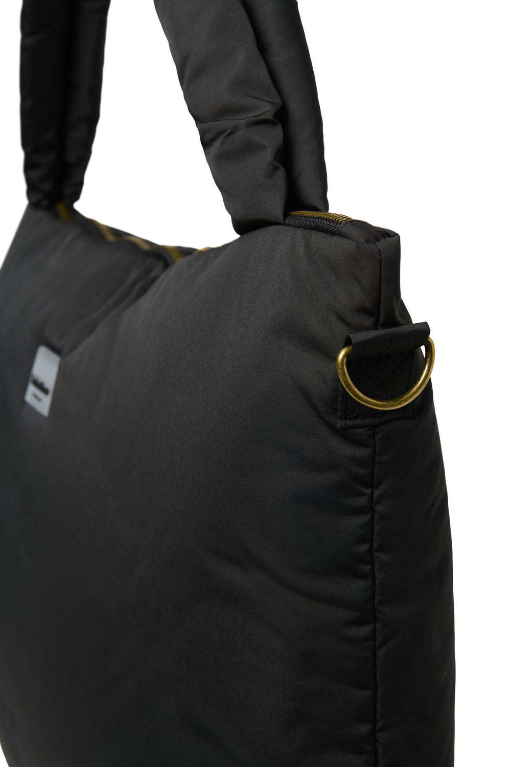 Puffy-Wickeltasche | Schwarze